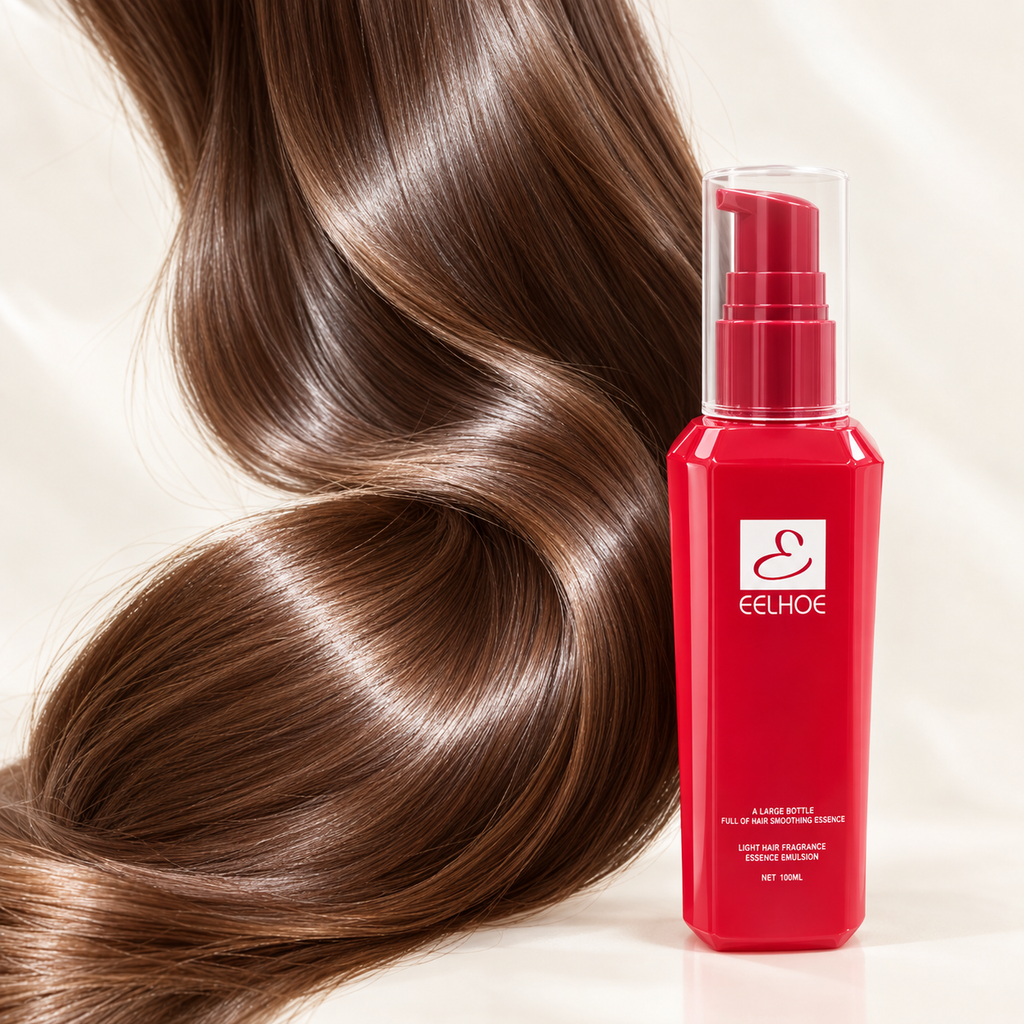 Brilla Mía junto a cabello liso y brillante